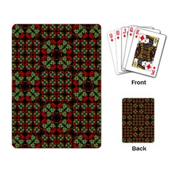 Asian Ornate Patchwork Pattern Playing Card by dflcprints