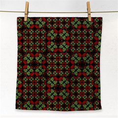 Asian Ornate Patchwork Pattern Face Towel by dflcprints