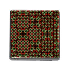 Asian Ornate Patchwork Pattern Memory Card Reader (square)