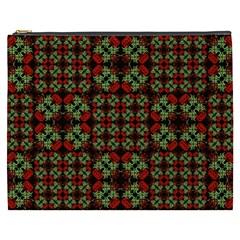 Asian Ornate Patchwork Pattern Cosmetic Bag (xxxl)  by dflcprints