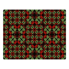 Asian Ornate Patchwork Pattern Double Sided Flano Blanket (large)  by dflcprints