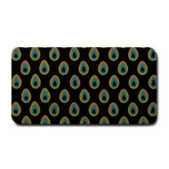 Peacock Inspired Background Medium Bar Mats by Simbadda