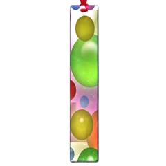 Colorful Bubbles Squares Background Large Book Marks by Simbadda