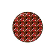 Peacocks Bird Pattern Hat Clip Ball Marker (4 Pack) by Simbadda