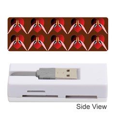 Peacocks Bird Pattern Memory Card Reader (stick)  by Simbadda