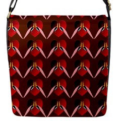 Peacocks Bird Pattern Flap Messenger Bag (s) by Simbadda