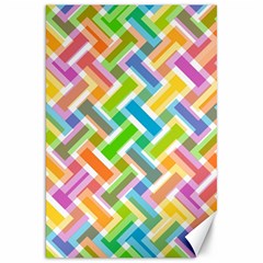 Abstract Pattern Colorful Wallpaper Canvas 20  X 30   by Simbadda