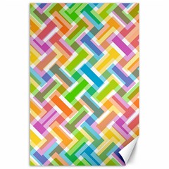 Abstract Pattern Colorful Wallpaper Canvas 24  X 36  by Simbadda