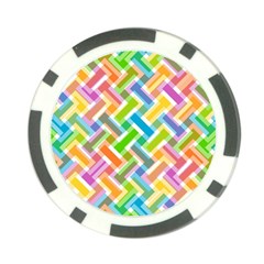 Abstract Pattern Colorful Wallpaper Poker Chip Card Guard by Simbadda