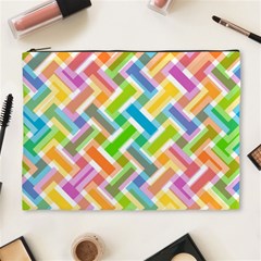 Abstract Pattern Colorful Wallpaper Cosmetic Bag (xl) by Simbadda