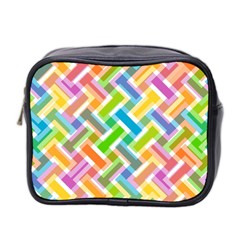 Abstract Pattern Colorful Wallpaper Mini Toiletries Bag 2-side by Simbadda