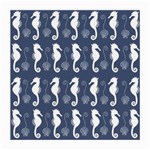 Seahorse And Shell Pattern Medium Glasses Cloth (2-Side) Front