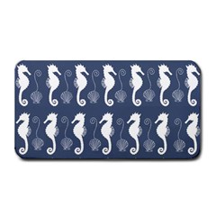 Seahorse And Shell Pattern Medium Bar Mats by Simbadda