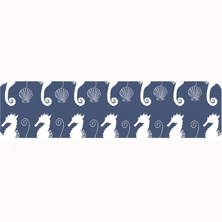 Seahorse And Shell Pattern Large Bar Mats