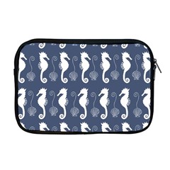 Seahorse And Shell Pattern Apple Macbook Pro 17  Zipper Case