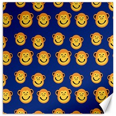 Monkeys Seamless Pattern Canvas 12  X 12   by Simbadda