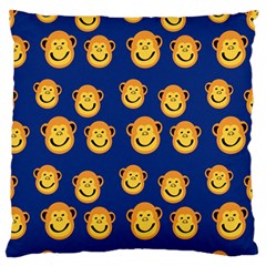 Monkeys Seamless Pattern Standard Flano Cushion Case (two Sides) by Simbadda