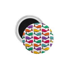 Small Rainbow Whales 1 75  Magnets by Simbadda