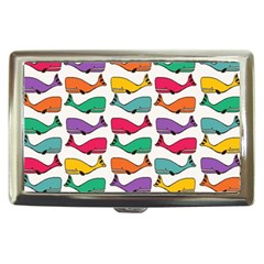 Small Rainbow Whales Cigarette Money Cases by Simbadda