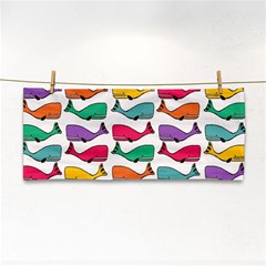 Small Rainbow Whales Cosmetic Storage Cases by Simbadda