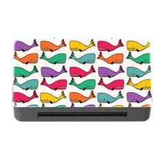 Small Rainbow Whales Memory Card Reader With Cf by Simbadda