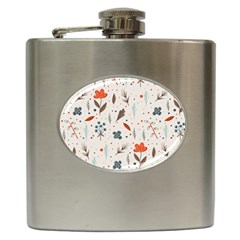 Seamless Floral Patterns  Hip Flask (6 Oz) by TastefulDesigns