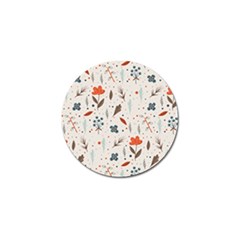 Seamless Floral Patterns  Golf Ball Marker by TastefulDesigns