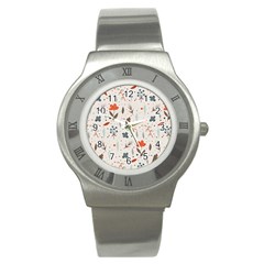 Seamless Floral Patterns  Stainless Steel Watch by TastefulDesigns