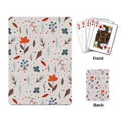 Seamless Floral Patterns  Playing Card by TastefulDesigns