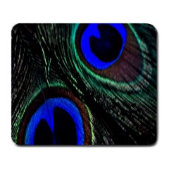 Peacock Feather Large Mousepads by Simbadda