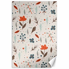 Seamless Floral Patterns  Canvas 24  X 36  by TastefulDesigns