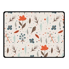 Seamless Floral Patterns  Fleece Blanket (small) by TastefulDesigns