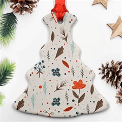 Seamless Floral Patterns  Ornament (christmas Tree)  by TastefulDesigns