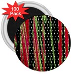 Alien Animal Skin Pattern 3  Magnets (100 pack) Front