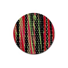 Alien Animal Skin Pattern Magnet 3  (round) by Simbadda