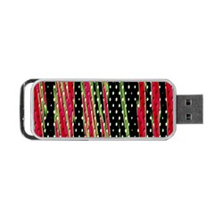 Alien Animal Skin Pattern Portable Usb Flash (one Side) by Simbadda