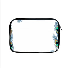 Beautiful Frame Made Up Of Blue Peacock Feathers Apple Macbook Pro 15  Zipper Case