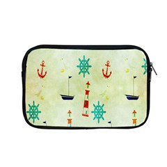 Vintage Seamless Nautical Wallpaper Pattern Apple Macbook Pro 13  Zipper Case by Simbadda