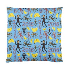 Cute Monkeys Seamless Pattern Standard Cushion Case (one Side) by Simbadda