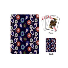 Cute Birds Pattern Playing Cards (mini)  by Simbadda