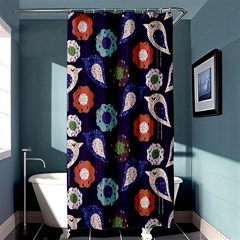 Cute Birds Pattern Shower Curtain 36  X 72  (stall)  by Simbadda