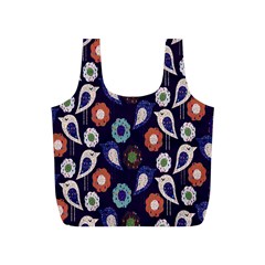 Cute Birds Pattern Full Print Recycle Bags (s)  by Simbadda