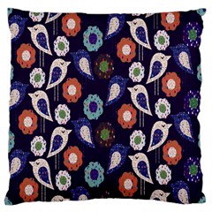 Cute Birds Pattern Standard Flano Cushion Case (one Side)