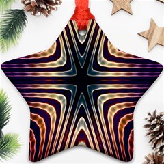 Colorful Seamless Vibrant Pattern Ornament (star) by Simbadda