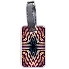 Colorful Seamless Vibrant Pattern Luggage Tags (one Side)  by Simbadda