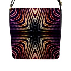 Colorful Seamless Vibrant Pattern Flap Messenger Bag (l)  by Simbadda