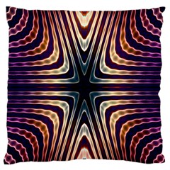 Colorful Seamless Vibrant Pattern Large Flano Cushion Case (one Side) by Simbadda