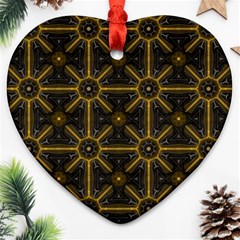 Seamless Symmetry Pattern Ornament (heart)