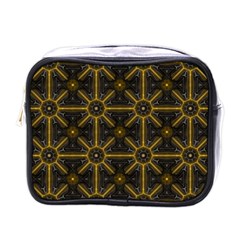 Seamless Symmetry Pattern Mini Toiletries Bags by Simbadda