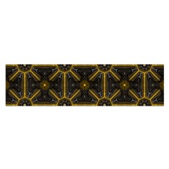 Seamless Symmetry Pattern Satin Scarf (oblong) by Simbadda